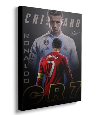 Cristiano Ronaldo Canvas poster CR7 Football Wall Art for Bedroom Wall Decor Art