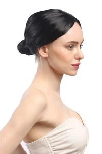 Perücke Femme Carnaval Fasching Noir Strict Chignon Ballerine Ballet Danseuse - Bild 1 von 4