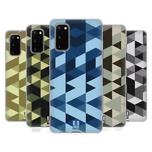 HEAD CASE DESIGNS GEOMETRIC CAMO SOFT GEL CASE FOR SAMSUNG PHONES 1 - Picture 1 of 12