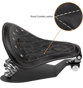 Motorcycle Drive Seat Solo Bobber Seat With Mountain Bracket OnlyMissing Springs - Bild 1 von 15