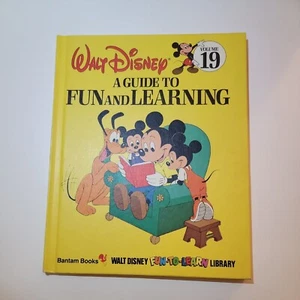 Vintage Book Walt Disney Guide To Fun And Learning From 1983 - Picture 1 of 3