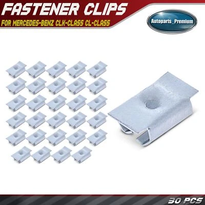 30Pcs 10mm x 19mm Zinc Undercar Shield Clip Retainer for Mercedes-Benz CLK-Class - Image 1 of 4