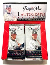 2007 TriStar Prospects Plus Baseball Pack * 1 AUTO PER PACK! Rookies! Inserts!