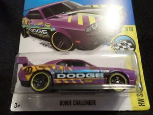 HW HOT WHEELS 2016 HW SPEED GRAPHICS #3/10 DODGE CHALLENGER HOTWHEELS PÚRPURA - Imagen 1 de 1