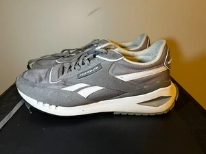 Zapatos Reebok Clásicos Legacy Para Hombre Talla 10 Gris Cuero Gamuza Zapatillas con Cordones - Imagen 1 de 7