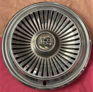 1966 Buick Riviera 15" Turbine Hubcap Wheel Cover Vintage Rib Type Metal Antique - Picture 1 of 8