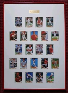1990 CINCINNATI REDS WORLD SERIES CHAMPS Vintage Baseball Cards Framed - Picture 1 of 10