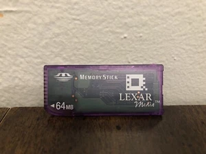 Lexar Memory Stick 64MB Camera Memory Card For Sony - Picture 1 of 3