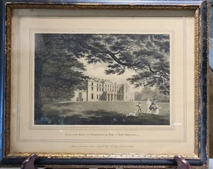 Engraving Of Cirencester House In Gloucestershire the Seat Of Earl Bathurst - Picture 1 of 5