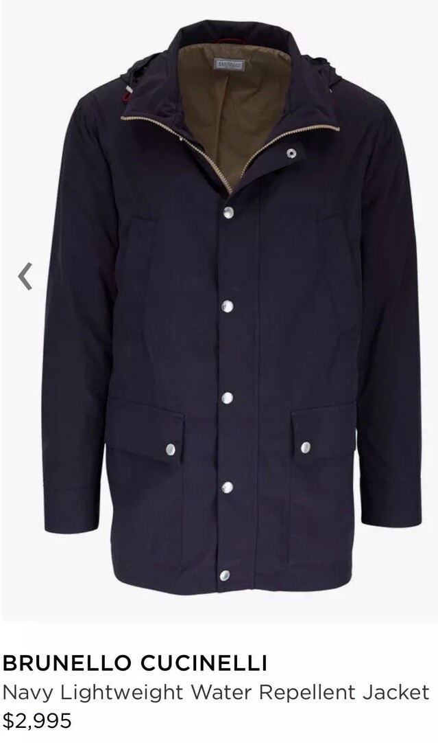 Brunello Cucinelli Rain Coats Coats, Jackets & Vests for Men