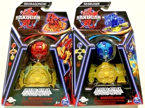 BAKUGAN ~ Special Attack ~ DRAGONOID & BRUISER ~ Lot Of 2 ~ Ages 6+ ~ BRAND NEW - Picture 1 of 10