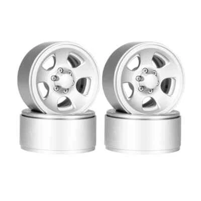 4 peças de alumínio 1,9 polegadas Beadlock rodas e rodas tampas aros para carro de controle remoto 1/10 - Imagem 1 de 4