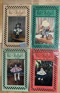 4 AWESOME DIFFERENT “DOLLS BY RUTH” DOLL PATTERNS FROM THE 1990’S! SEE PHOTOS! - Picture 1 of 9