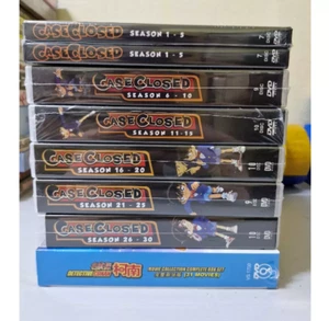 Anime DVD Detective Conan Case Closed Series Season 1-30 + 31 Movies - Imagen 1 de 9