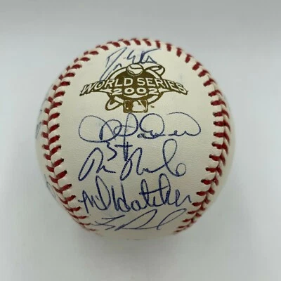 2002 Anaheim Angels World Series Champs Team Signed W.S. Baseball With JSA COA - Image 1 of 4