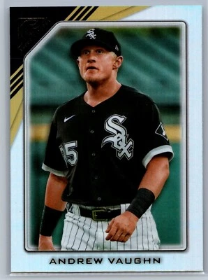 2022 Topps Gallery Rainbow Foil #63 - Andrew Vaughn - Chicago White Sox - Image 1 of 2