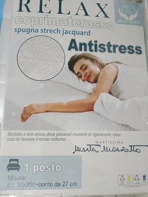 Coprimaterasso Proteggi Materasso Singolo Antistress Marta Marzotto - Immagine 1 di 3