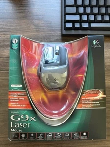 Logitech G9X Wired USB Laser Gaming Mouse NEW - Picture 1 of 5