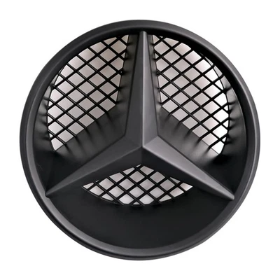 Front Matt Black Grille Star Emblem 2008-13 Fit For Mercedes Benz W204 C300 C200 Foto 1 de 4