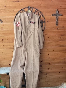 Costume Halloween adulto grande Ghostbusters tuta con zip e 4 toppe cosplay - Foto 1 di 7