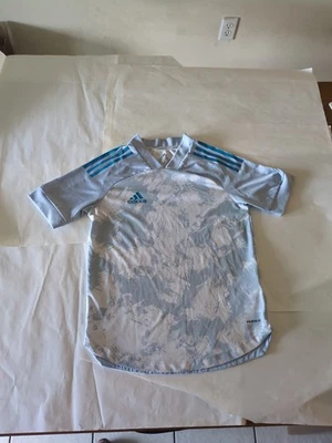 Adidas Primeblue Soccer Jersey Youth Large Great Condition - Image 1 of 4