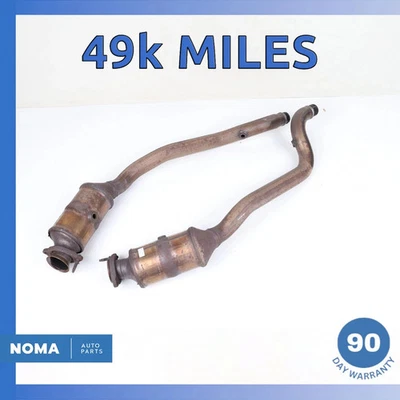 Juego de tubo de escape lateral izquierdo y derecho 16-20 Jaguar X152 F-Type-S tracción trasera OEM 49k Foto 1 de 4