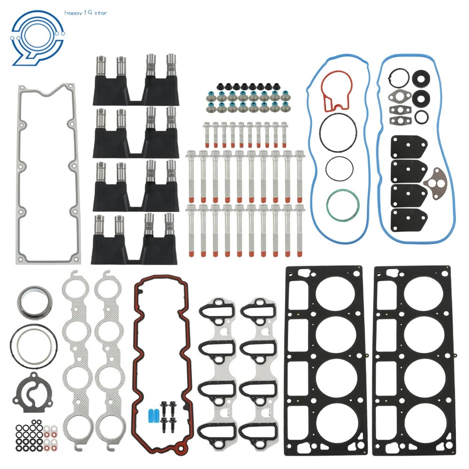 Head Gasket Set W/Bolts Lifters and Guides For GM 5.3 AFM Lifter Replacement Kit - Image 1 of 4