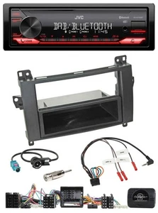 JVC DAB Lenkrad Bluetooth USB Autoradio für Mercedes A-Klasse W169 B-Klasse T425 - Bild 1 von 10
