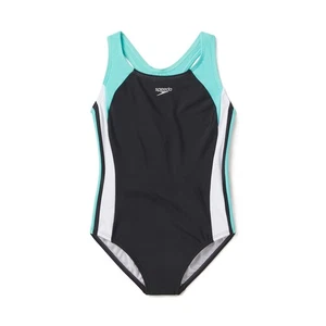 Speedo Girls Swimsuit One Piece Infinity Splice Thick Strap Sz 16 NWT - Picture 1 of 7