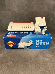 FRITZ!Box 7530 + FRITZ!Repeater 1200 Mesh Set Modem Router WiFi Dual Band AC1200 - Foto 1 di 4