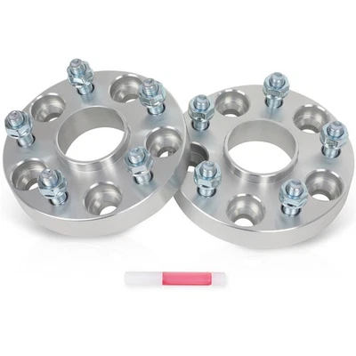 2 Pcs 1" Hub Centric Wheel Spacers 5x4.5 For Toyota RAV4 Avalon Camry MR2 12x1.5 - Image 1 of 4