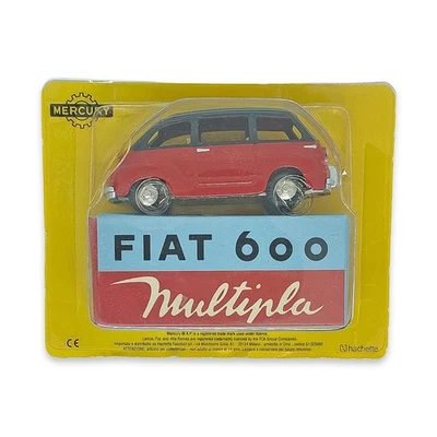Mercury Fiat 600 Multipla Art. 19 Scala 1/48 Modellino Auto Die-Cast Hachette - Immagine 1 di 4