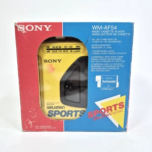 Rare in Box Sony WM - AF54 Sports Walkman Radio Cassette Player - READ - Picture 1 of 24