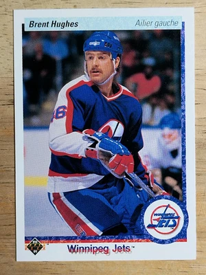 1990-91 Upper Deck French #333 Brent Hughes RC - Image 1 of 2
