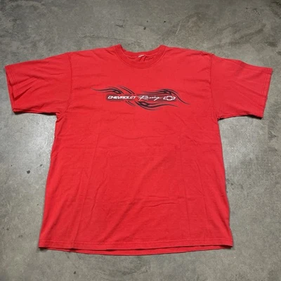 Camisa Chevrolet XL 90s 00s Y2k Carreras Coche de Carreras Corredor Chevy Camiseta Foto 1 de 4