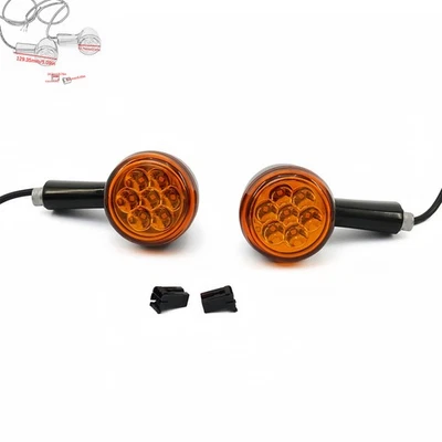 Soporte de luces LED negras para Harley Sportster 883 1200 1992-22 Foto 1 de 4