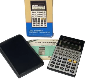 Radio Shack Scientific Calculator EC-4014 Solar Powered w Case TESTED WORKS - Picture 1 of 5