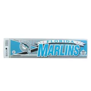 Adesivo decalcomania paraurti Florida Marlins vintage - Foto 1 di 3