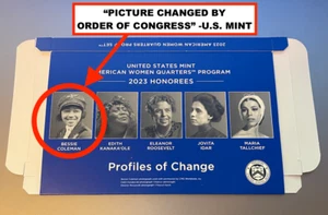 **KONGRESSAUFTRAG!** 2023 American Women Quarters Proof Set mit Ersatzbox - Bild 1 von 6