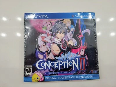 Conception II: Children of the Seven Stars PlayStation Vita Sealed + Soundtrack - Image 1 of 4