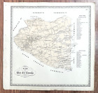Bridgen Atlas 1864 Map West Earl Township Brownstown Lancaster County PA VG+