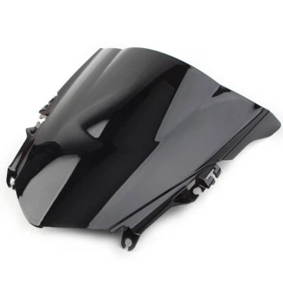 Protector de parabrisas ABS negro doble burbuja para Honda CBR500R 2013-2015 Foto 1 de 4