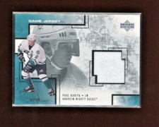 2000-01 Upper Deck Pros and Prospects Game Jerseys #PK Paul Kariya