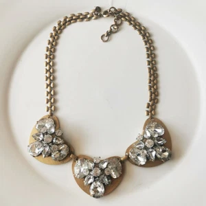 New 16" Jcrew Floral Collar Statement Necklace Gift Vintage Women Party Jewelry - Picture 1 of 3