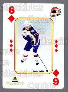 2009-10 Norfolk Admirals Playing Card #6 Justin Keller