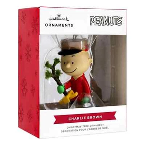 Hallmark Peanuts Árbol de Navidad Adorno Charlie Brown Con Árbol ¡Nuevo! - Imagen 1 de 5