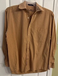 Alan Flusser button up long sleeve shirt size  M - Picture 1 of 9