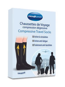 Pediexpert Sliding Compression Travel Socks L - Picture 1 of 1