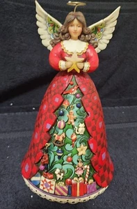 Jim Shore Heartwood Creek 2010 "Christmas Spirit Shines Bright" mit Spieluhr - Bild 1 von 2
