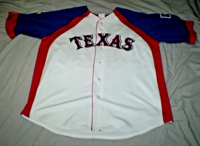 Vintage Josh Hamilton #32 MLB Baseball Jersey Majestic Blue Red Sz XL - Image 1 of 2